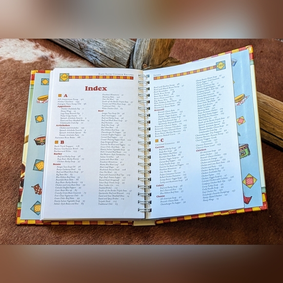 New Easy Slow Cooker Spiral Bound Hardcover Recipe Book - Picture 14 of 14